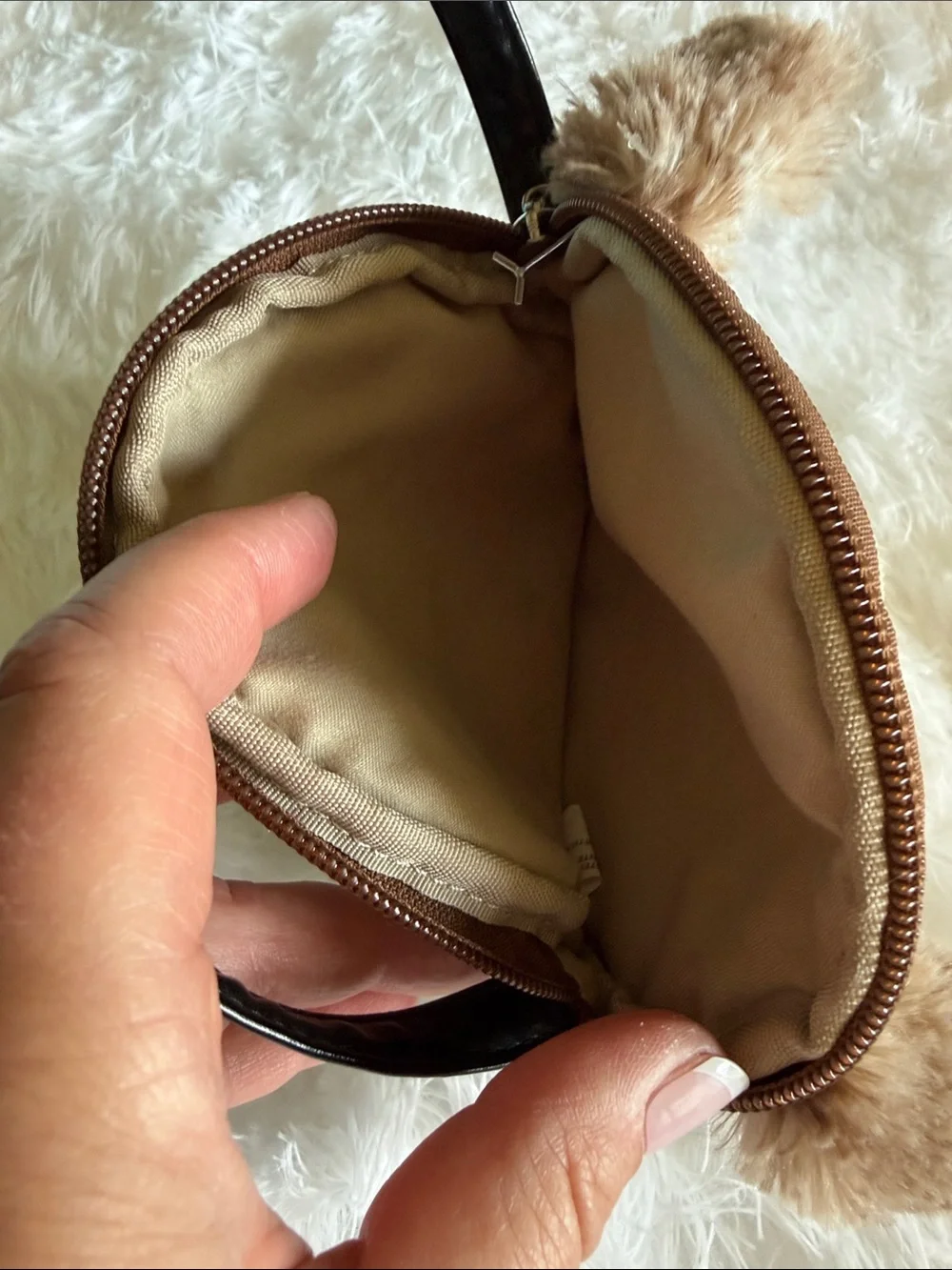 Brown Fawn Plush Kids Shoulder Bag - Cute Deer Purse